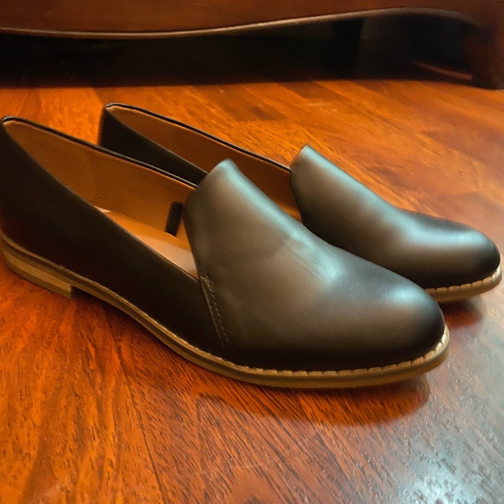 Womens black loafers